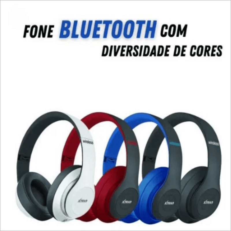 Fone de Ouvido Bluetooth Sem Fio - Headphone de Alta Qualidade para Celular