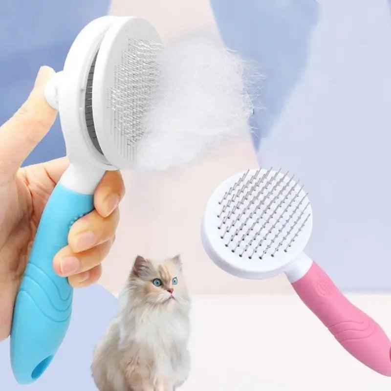 "Escova Removedora de Pelos para Pets – Ideal para Cães e Gatos | Promoção de Natal"