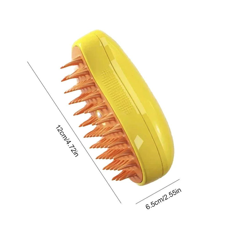 Electric Steaming Hair Brush for Cat, Steaming Brush for Massage, Removing Tangled and Loose Hair